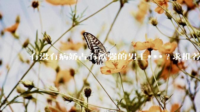 有没有病娇占有欲强的男主***?求推荐?